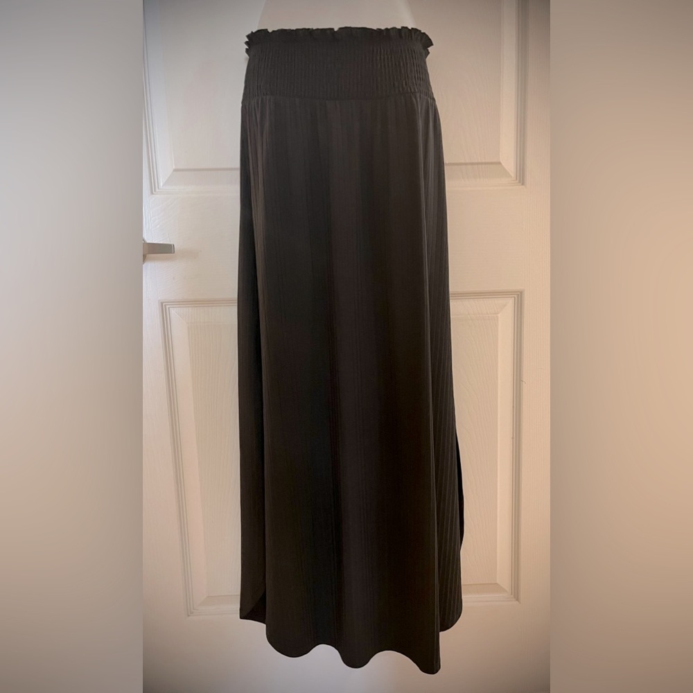 Black maxi skirt